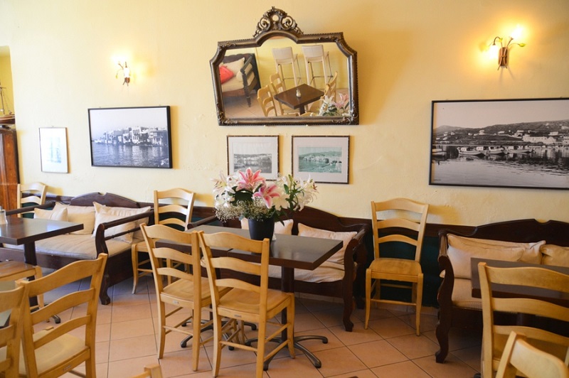 Madoupas Café na ilha de Mykonos