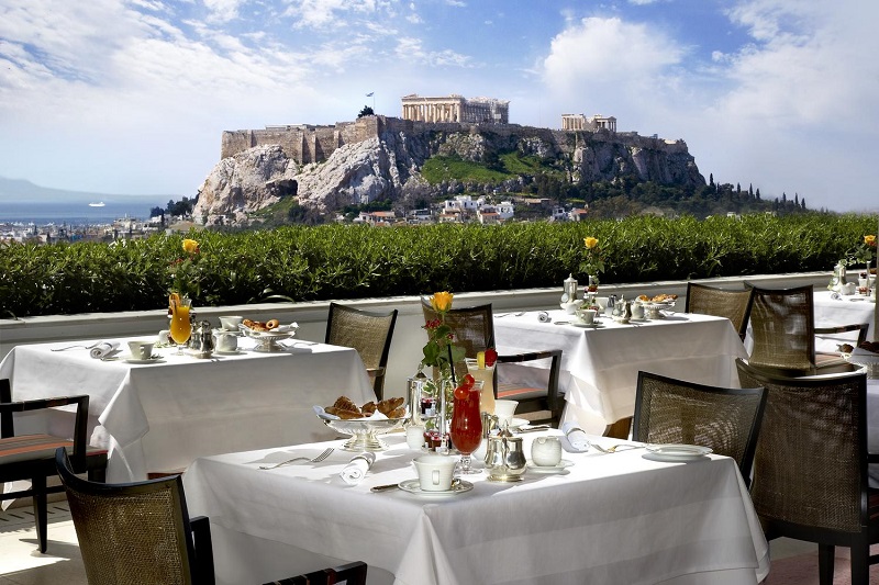Restaurante em Atenas na Grécia