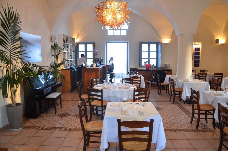 Restaurante Selene na ilha de Santorini