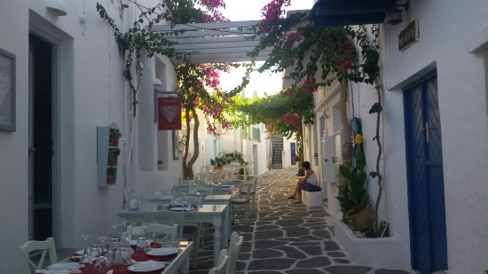 Restaurante Soso na ilha de Paros
