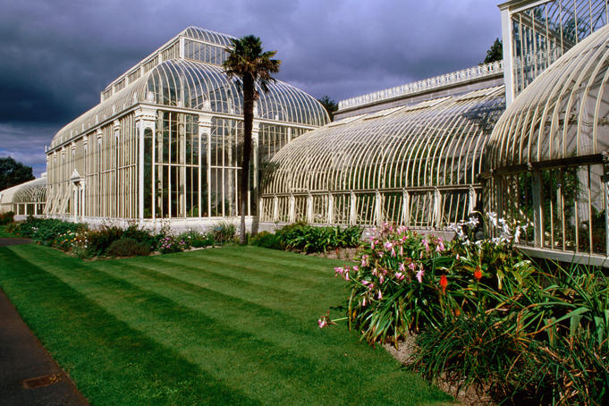 Casa de vidro do Jardim Botânico de Dublin