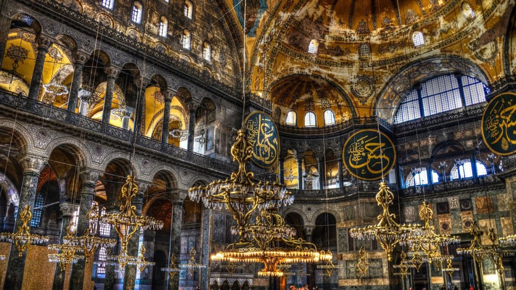 Museu da Basílica Santa Sofia em Istambul