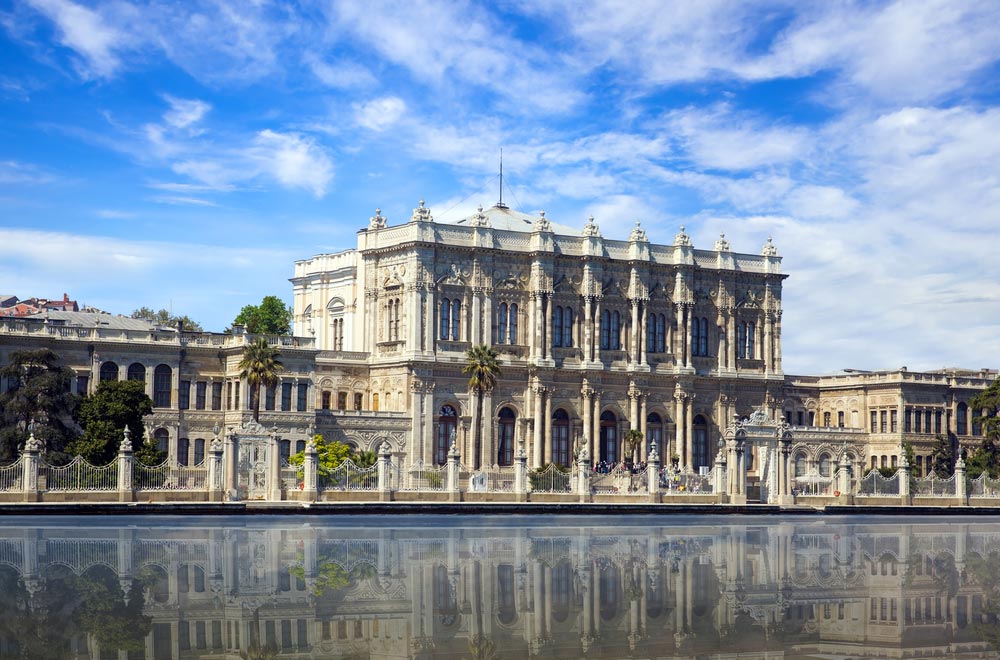 Palácio Dolmabahçe em Istambul na Turquia