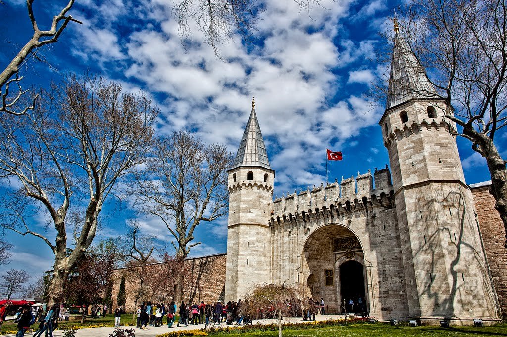 Palácio Topkapi em Istambul na Turquia