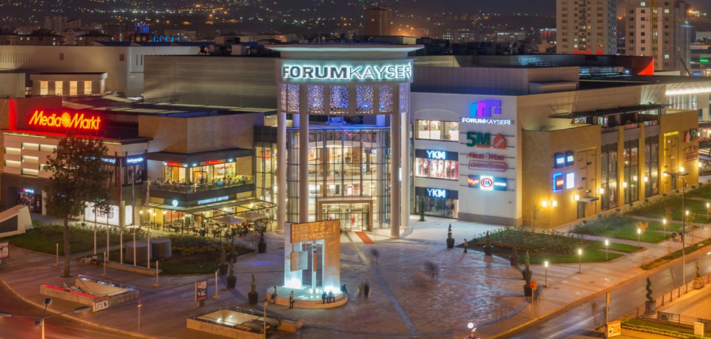 Shopping Forum Kayseri na Capadócia na Turquia