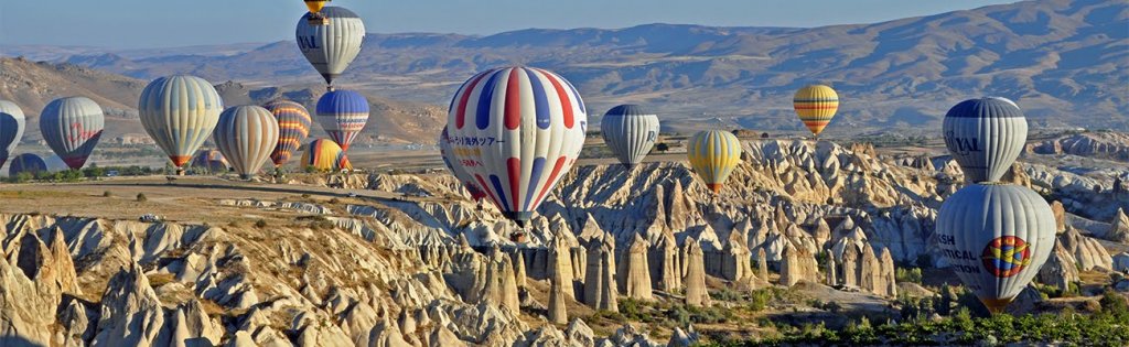 Voos de balão pela Capadócia na Turquia