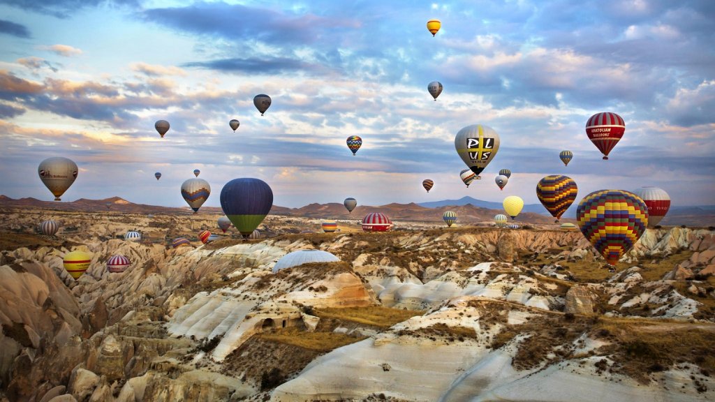 Voo de balão pela Capadócia na Turquia