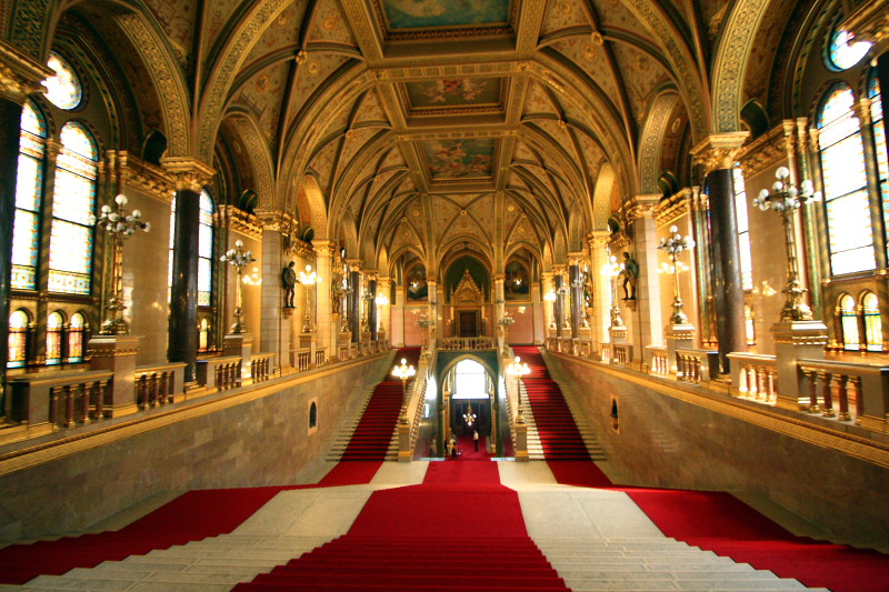 Sala do prédio do Parlamento