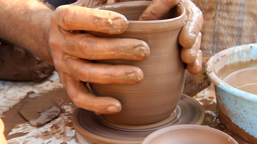 Fabricação de vasos nos ateliês da Capadócia