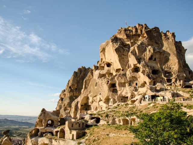 Vila e Castelo de Uçhisar na Capadócia | Turquia
