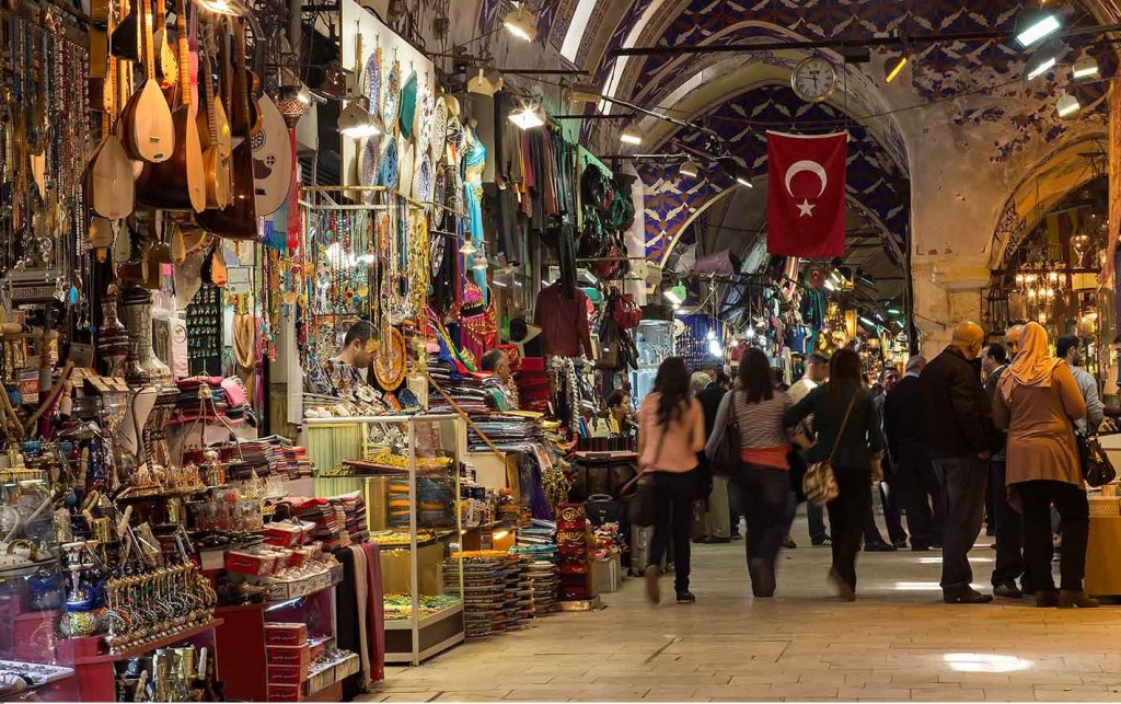 Grand Bazaar para fazer compras em Istambul
