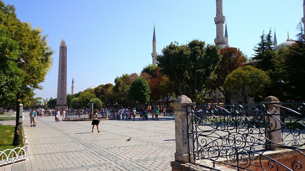 Praça do Hipódromo em Istambul na Turquia